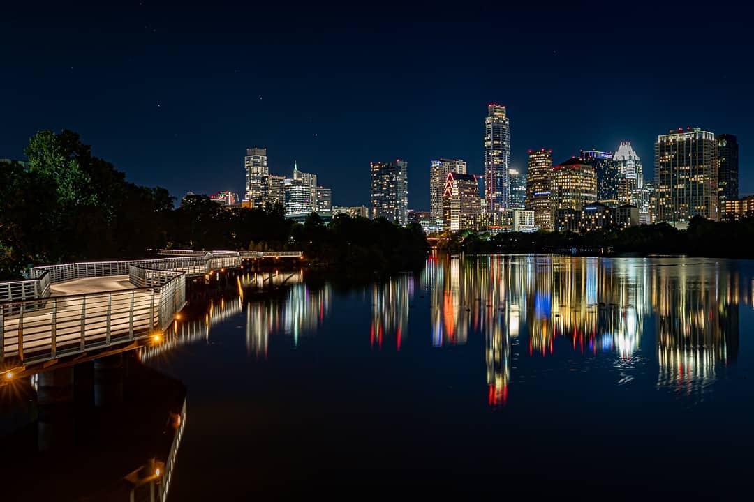 Austin Boardwalk at Night